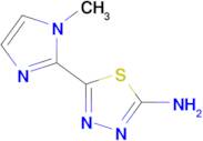 5-(1-Methyl-1h-imidazol-2-yl)-1,3,4-thiadiazol-2-amine