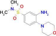 3-Amino-n,n-dimethyl-4-(morpholin-4-yl)benzene-1-sulfonamide