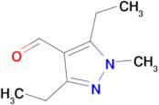 3,5-Diethyl-1-methyl-1h-pyrazole-4-carbaldehyde