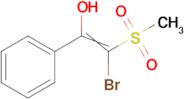 2-bromo-2-methanesulfonyl-1-phenylethen-1-ol