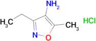 3-Ethyl-5-methyl-1,2-oxazol-4-amine hydrochloride