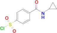 4-(Cyclopropylcarbamoyl)benzene-1-sulfonyl chloride