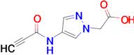 2-(4-Propiolamido-1h-pyrazol-1-yl)acetic acid