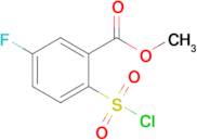 Methyl 2-(chlorosulfonyl)-5-fluorobenzoate