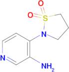 2-(3-Aminopyridin-4-yl)-1lambda6,2-thiazolidine-1,1-dione