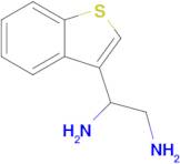 1-(1-Benzothiophen-3-yl)ethane-1,2-diamine