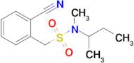 n-(Butan-2-yl)-1-(2-cyanophenyl)-n-methylmethanesulfonamide