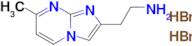 2-{7-methylimidazo[1,2-a]pyrimidin-2-yl}ethan-1-amine dihydrobromide