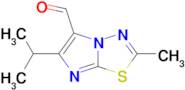 2-Methyl-6-(propan-2-yl)imidazo[2,1-b][1,3,4]thiadiazole-5-carbaldehyde