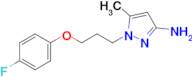 1-[3-(4-fluorophenoxy)propyl]-5-methyl-1h-pyrazol-3-amine