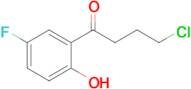 4-Chloro-1-(5-fluoro-2-hydroxyphenyl)butan-1-one