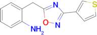 2-{[3-(thiophen-3-yl)-1,2,4-oxadiazol-5-yl]methyl}aniline
