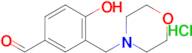 4-Hydroxy-3-[(morpholin-4-yl)methyl]benzaldehyde hydrochloride
