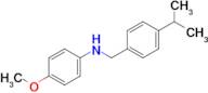 4-Methoxy-n-{[4-(propan-2-yl)phenyl]methyl}aniline