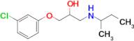 (butan-2-yl)[3-(3-chlorophenoxy)-2-hydroxypropyl]amine