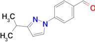 4-[3-(propan-2-yl)-1h-pyrazol-1-yl]benzaldehyde