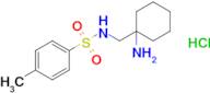 n-[(1-aminocyclohexyl)methyl]-4-methylbenzene-1-sulfonamide hydrochloride