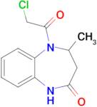 5-(2-Chloroacetyl)-4-methyl-2,3,4,5-tetrahydro-1h-1,5-benzodiazepin-2-one