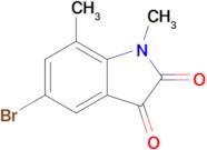 5-Bromo-1,7-dimethyl-2,3-dihydro-1h-indole-2,3-dione