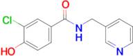 3-Chloro-4-hydroxy-n-(pyridin-3-ylmethyl)benzamide