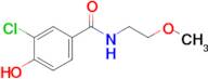 3-Chloro-4-hydroxy-n-(2-methoxyethyl)benzamide