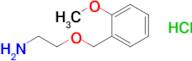 2-[(2-methoxyphenyl)methoxy]ethan-1-amine hydrochloride