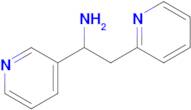 2-(Pyridin-2-yl)-1-(pyridin-3-yl)ethan-1-amine