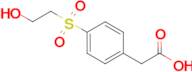 2-[4-(2-hydroxyethanesulfonyl)phenyl]acetic acid