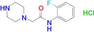 n-(2-Fluorophenyl)-2-(piperazin-1-yl)acetamide hydrochloride