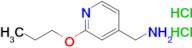 (2-Propoxypyridin-4-yl)methanamine dihydrochloride