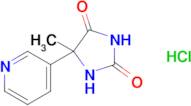 5-Methyl-5-(pyridin-3-yl)imidazolidine-2,4-dione hydrochloride