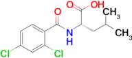 (2s)-2-[(2,4-dichlorophenyl)formamido]-4-methylpentanoic acid