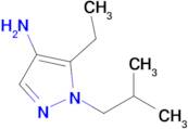 5-Ethyl-1-(2-methylpropyl)-1h-pyrazol-4-amine