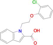 1-[2-(2-chlorophenoxy)ethyl]-1h-indole-2-carboxylic acid