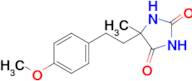 5-[2-(4-methoxyphenyl)ethyl]-5-methylimidazolidine-2,4-dione