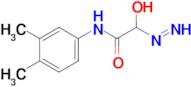 2-diazenyl-N-(3,4-dimethylphenyl)-2-hydroxyacetamide