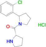 2-(2-Chlorophenyl)-1-[(2s)-pyrrolidine-2-carbonyl]pyrrolidine hydrochloride