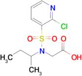 2-[n-(butan-2-yl)2-chloropyridine-3-sulfonamido]acetic acid