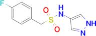 1-(4-Fluorophenyl)-n-(1h-pyrazol-4-yl)methanesulfonamide