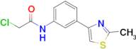 2-Chloro-n-[3-(2-methyl-1,3-thiazol-4-yl)phenyl]acetamide