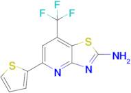 5-(Thiophen-2-yl)-7-(trifluoromethyl)-[1,3]thiazolo[4,5-b]pyridin-2-amine