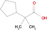 2-Cyclopentyl-2-methylpropanoic acid