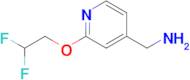 [2-(2,2-difluoroethoxy)pyridin-4-yl]methanamine