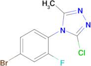 4-(4-Bromo-2-fluorophenyl)-3-chloro-5-methyl-4h-1,2,4-triazole