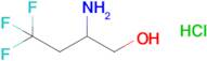 2-Amino-4,4,4-trifluorobutan-1-ol hydrochloride