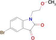 5-Bromo-1-(2-methoxyethyl)-2,3-dihydro-1h-indole-2,3-dione