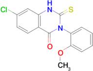 7-chloro-3-(2-methoxyphenyl)-2-sulfanylidene-1,2,3,4-tetrahydroquinazolin-4-one