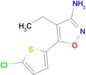 5-(5-Chlorothiophen-2-yl)-4-ethyl-1,2-oxazol-3-amine