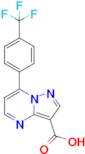 7-[4-(trifluoromethyl)phenyl]pyrazolo[1,5-a]pyrimidine-3-carboxylic acid