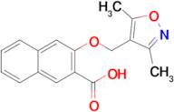 3-[(dimethyl-1,2-oxazol-4-yl)methoxy]naphthalene-2-carboxylic acid